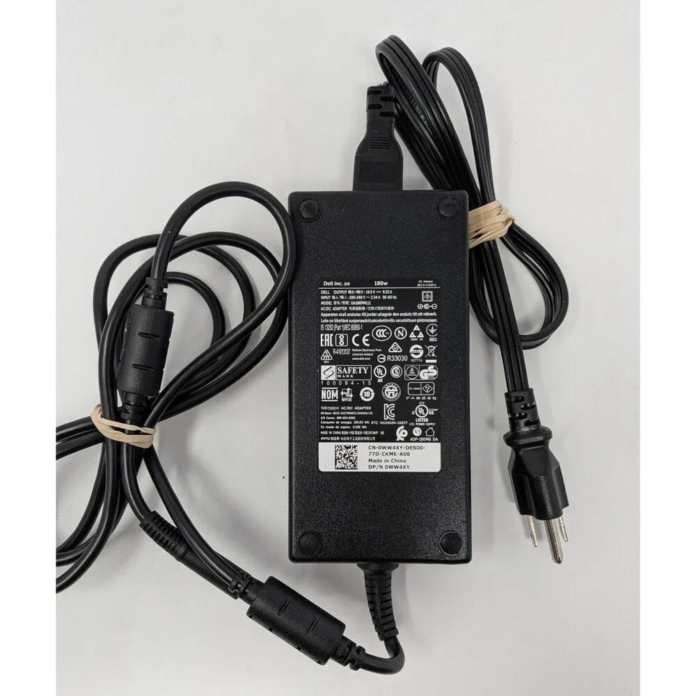 Genuine OEM DELL 180W 19.5V 9.23A AC Adapter Charger DA180PM111 LA180PM111 7.4mm